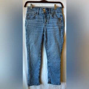 American Eagle Outfitters Light Blue Straight Leg Jeans